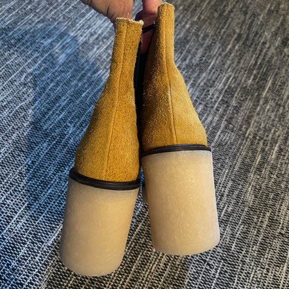 NWOT Free People James Chelsea Boots suede chunky - Picture 7 of 7